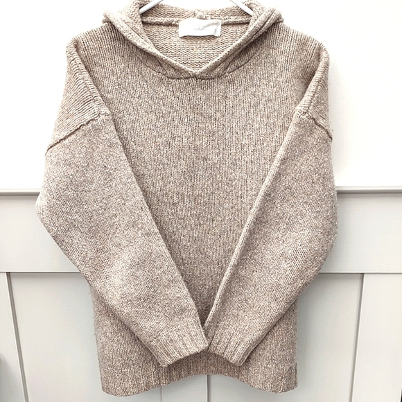 Irelandseye Sweaters - Natural Irish Chunky Knit Sweater Wool and Silk by Irelandseye, Dublin